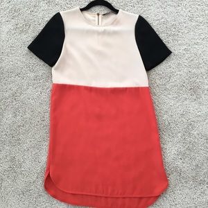 Zara Color Block Shift Dress